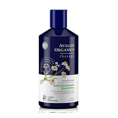 Avalon Organics Therapeutic Hair Care Medicated Anti-Dandruff Shampoo 14 fl. oz. Shampoos (a) - 2pc