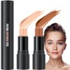 evpct 2In1 Cream Contour Stick Contouring Concealer Sticks Makeup Face Cream Kit for Beginners Creamy Contour and Highlight Stick contorno base de maquillaje para mujer en oferta Lotus & Light Brown