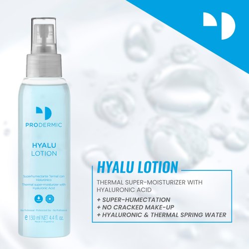 Hyalu Lotion - Hydrating Serum-Tonic with Hyaluronic Acid, Thermal Water & Skin Barrier Repair – Moisturizing Lotion for Dry Skin, Anti-Aging, Skin Firming (130 ml / 4.4 Fl Oz)