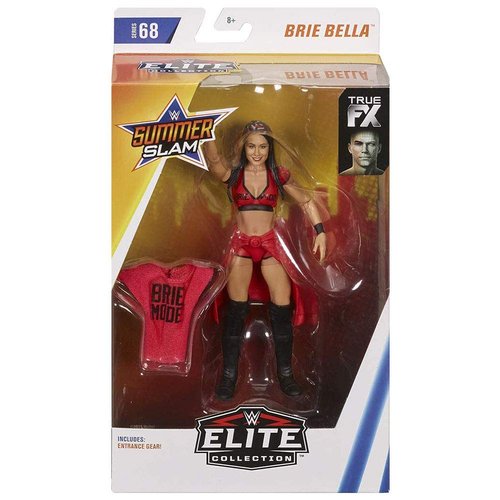 WWE Brie Bella Elite Collection Deluxe Action Figure with Realistic Facial Detailing, Iconic Ring Gear & Accessories