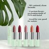 NATURABLOOM Vegan Lipstick (Peony) - Sensational One-Stroke Long Lasting Lipstick from Natural Oils & Butters Full-Coverage Lip Color with Shea Butter & Coconut Extact - Premium Hydrating Lipsticks