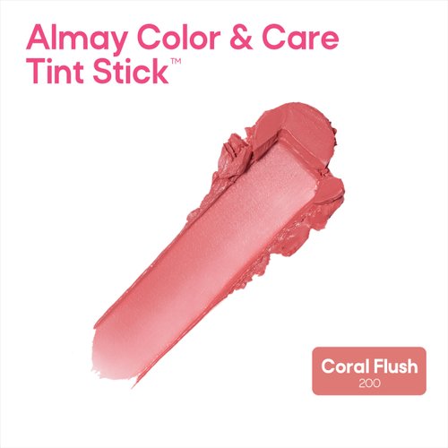 Almay Color & Care Tint Stick Blush, 200 Coral Flush, 0.25 oz