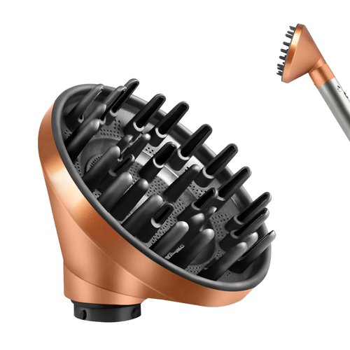 Upgraded Diffuser Nozzle for Dyson Curling Iron Converting Attachment, Compatible with Dyson Airwrap Styler To Hair Dryer Diffuser Nozzle