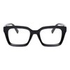 JOVAKIT Non Prescription Glasses for Women Men Fashion Square Frame Eyeglasses (Black)