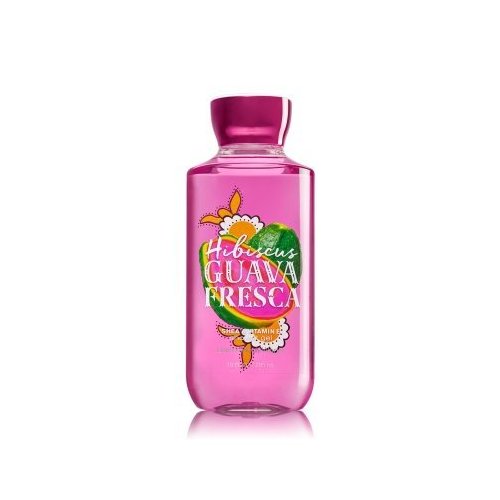 Bath & Body Works Shea & Vitamin E Shower Gel Hibiscus Guava Fresca 10 Ounce
