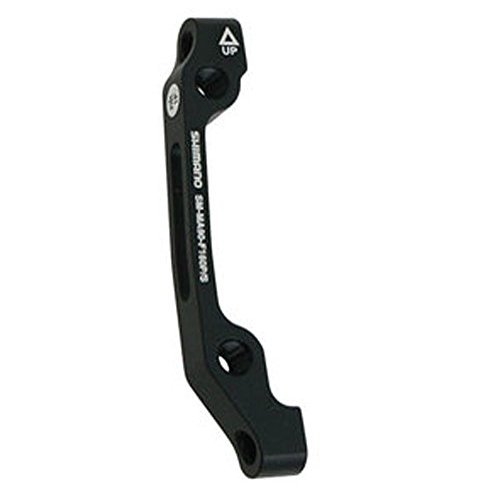 Shimano MA-90 Disc Brake Mounting Bracket (Black, 160-mm Post/is Front)