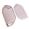 AIOEUOIA TPU for Kia Key Cover with Keychain Keyless Entry Remote Control Key Fit for Kia Telluride 2023/2024 Smart Key Fob Shell (Pink)