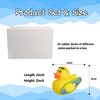 HugOutdoor 50Pcs Assortment Mini Rubber Ducks, Kids Baby and Toddler Bath Toys, Summer Pool Beach Activities Floater Rubber Tiny Duck in Bulk Toys, Christmas and Birthday Gifts