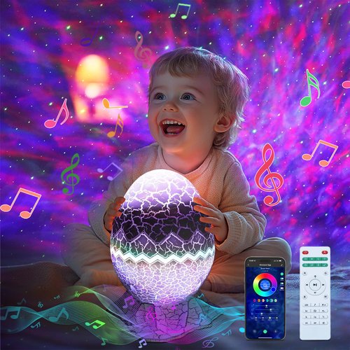 Rossetta Galaxy Projector, Star Projector Galaxy Light Projector for Bedroom, APP Control Projector Bluetooth Speaker and White Noise, Night Light for Kids Adults Home Theater, Ceiling, Room Decor