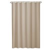 Maytex Norwich Textured Fabric Shower Curtain or Liner, 70x72, Beige