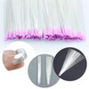 MWOOT 100 Pieces Fiberglass Nail Extension Silk,Nails Tips Quick Extension Fiberglass Fiber Silk False Nails Tips Salon Tool Accessories For UV Gel Nails Art