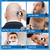 Head Shavers for Bald Men, Wjiang 6 in 1 Electric Razor Mens Shaver Wet Dry Cordless Electric Skull Shavers 7D Floating Rechargeable Bald Head Shaver Back Shaver Head Shaver for Men Father's Day gifts