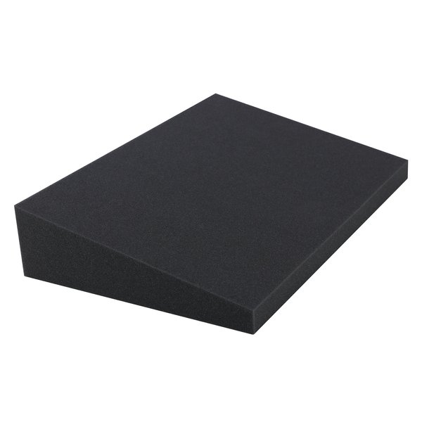 DeluxeComfort Deluxe Comfort Foam Stress, 16" x 11" x 1"-3.5" Sciatica Nerve Medical Cushion-Tailbone Support-Therapeutic Back Pain Relief-Sp Wedge Pillow, 15" x 10" x 1" - 3" Rise, Grey