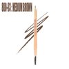 Italia Deluxe Pick 1 x BrowBeauty Microblading Effect Eyebrow Pencil Ultra Slim IT800NEW & Zipper Bag (03 : Medium Brown)
