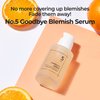 numbuzin No.5 Goodbye Blemish Serum | Blemish Serum for Dark Spots, Acne Scars with Vitamin C, Niacinamide, Antioxidant | Lightweight Gel, Korean Skin Care for Face | 1.69 Fl Oz