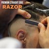 ProMax Professional Straight Edge Razor-Barber Razor with 100 Derby Blades-Close Shaving Men's Manual Shaver Safety Stainless Steel-160-10031