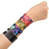 120 Pcs Friendship Bracelets Halloween Slap Bracelets Party Favors for Kids - 60 Different Design Bracelets Halloween Party Supplies and Decorations Snap Bracelets with Halloween Classies Pattern
