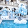 PartyWoo Light Blue Balloons, 120 pcs 5 Inch Matte Blue Balloons, Blue Balloons for Balloon Garland or Balloon Arch as Party Decorations, Birthday Decorations, Baby Shower Decorations, Blue-Y4