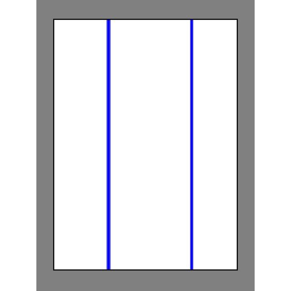 Inkjet Opaque Heat Transfer Paper - Blue Line - 8.5" X 11" 100 Sheets
