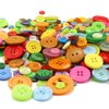 800 Pcs Assorted Sizes Resin Buttons,Round Craft Buttons for Sewing DIY Crafts,Children's Manual Button Painting