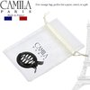 Camila Paris CP3294 French Hair Clip for Women, Girls Round Fish Hair Claw Clips Ponytail Holder Fashion Durable and Styling Hair Accessories for Women, Strong Hold No Slip Grip, Made in France