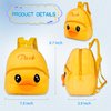 PEDOLLTREE Reborn Baby Dolls Clothes Accessories Yellow Duck 9pcs Set with Backpack Diaper for 17-22 Inch Reborn Doll Newborn Girl&Boy