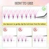 Colored Premade Fans Eyelash Extensions 10D 12mm Professional Colored Individual Lashes Volume Lash Extensions Ponited Base Premade Fans…