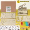 nicknack 3D Wooden Puzzle Model Kits Assembly Wood Piano Toy Mechanical Music Model Wooden Puzzle for Teens and Adults