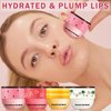 LZXLUKGIR 4PCS Honey Lip Balm Hydrating Honey Lip Mask Overnight Propolis Bee Balm Lip Balm Prevention Dry and Cracked Lip Scrub Exfoliator (Honey+Strawberry+Coconut+Watermelon)