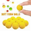 Sumind 48 Pieces Power Small Foam Refill Balls Bulk for Gun 1.2 Inch Refill Balls Mini Soft Foam Sponge Balls for Kids Christmas Birthday Party Favors Gifts(Red, Blue, Green, Yellow)
