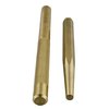 ABN Brass Punch Set - 2 Piece Brass Drift Pin Punch Set - Mechanic’s Non-Marring Chisel Punches for Vehicles