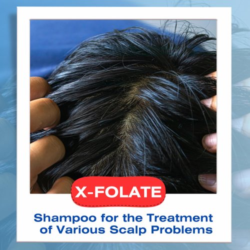 Mediceuticals X-Folate Shampoo Anti Dandruff Shampoo for Women and Men – Persistent Dandruff Control – For Scaly, Flaky Scalp and Scalp Buildup - Reduces Itching - 8.45 oz/ 250ml