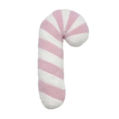 Gupgi Candy Cane Pillow Candy Cane Christmas Decorations Cute Pillows Peppermint Pillow Candy Cane Shaped Throw Pillow Red and White Christmas Decor for Bedroom Sofa (Pink, 45cm)
