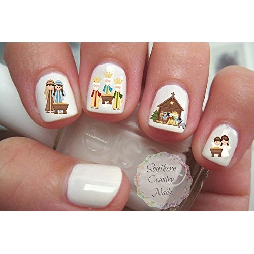Christmas Nail Decal Nail Art Fingernail Decals Nail