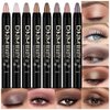 8Pcs Cream Eye Shadow Brightener Sticks Set for Eyes, Champagne Pearl Taupe Bronze Cocoa Stone Putty Smoky Amethyst Shimmer Matte Waxy Pencil Eye shadow Applicator Stick Palette Makeup Waterproof 03#