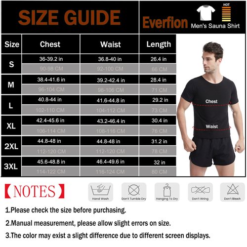 Sauna Shirt for Men, Short Sleeve Sauna Suit for Men, Sweat Body Shaper Sauna Vest for Men Gym Exercise Sauna Top
