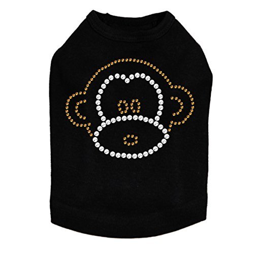 Monkey Face - Dog Shirt, M Black