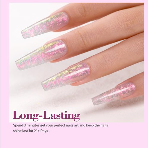 RARJSM Aurora Solid Builder Nail Gel Non Sticky Hand 3d Sculpting Nail Extension Gel Galaxy Starry Cloud Clear Orange Pink Glitter Shimmer Structure Hard Gel for Carving Nail Art Design Kit 60g