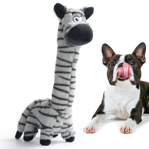 Nocciola Twistable Giraffe Pup Dog Toy, Stuffed Plush Dog Toy for Small Medium Breeds, Interactive Tug of War Dog Toys, Soft Crinkle Puppy Dog Toy to Keep Them Busy