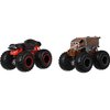 Hot Wheels Monster Trucks Toy Trucks 2-Pack, Demolition Doubles Set of 2 Vehicles in 1:64 Scale, for Kids & Collectors (Styles May Vary)
