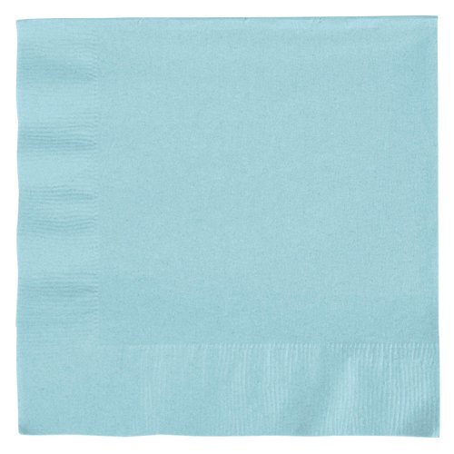 Creative Converting Party Decorations 2-Ply Luncheon Napkins, Party Supplies, One Size, Pastel Blue, 50ct