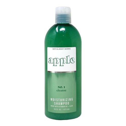 Bath & Body Works Apple 2 Pack Moisturizing Shampoo Gift Set with a Natural Oats Sample Soap
