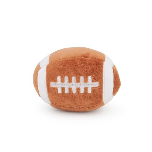 TONYFY Dog Toys Balls - Chewable Plush Rugby for Dogs, Soft Pet Squeaky Ball Stuffed with Fluffy, Durable Indoor & Outdoor Dog Puzzle Toy, Birthday for Puppy Small and Medium Breeds
