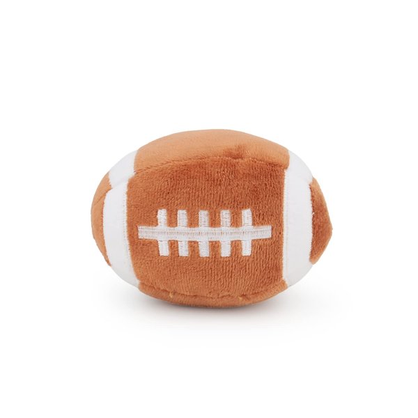 TONYFY Dog Toys Balls - Chewable Plush Rugby for Dogs, Soft Pet Squeaky Ball Stuffed with Fluffy, Durable Indoor & Outdoor Dog Puzzle Toy, Birthday for Puppy Small and Medium Breeds