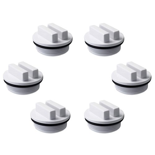 ATIE 1.5" Threaded Pool Spa Return Line Winterizing Plug & Pool Filter Drain Plug SP1022C with O-Ring for Winterizing Pools During Winter Season and for Most Hayward Pentair Pool Filters (6 Pack)