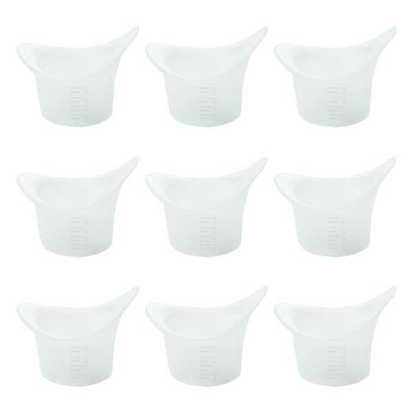 UUYYEO 10 Pcs Silicone Eye Wash Cups Eye Cleaning Cups Eye Care Cups Eye Cleaner Cups Eye Cleansing Cups Eye Bath Cups Eye Flushing Cups with Calibration