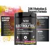 Zeal Naturals Electrolyte Powder Recovery Drink (90 Servings | Lemon Berry) w/ 0 Sugar +BCAAs +B-Vitamins Electrolyte Supplement w Potassium Zinc & Magnesium for Hydration - Keto Electrolytes