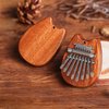 MIFOGE Mini Kalimba Thumb Piano 8Keys Wooden,Exquisite Finger Piano with Lanyard Waterproof Protective Box,Musical Instrument,Gift for Toddler Kid Child Valentines Adult Beginners