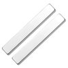lasenersm 2 Pieces Nail Magnet Stick Double-head Nail Magnetic Stick Nail Art Magnet Stick Rectangle Cat Eye Nail Magnet Cat Eye Magnet Stick 3D Magnetic Cat Eye Gel Nail Polish(Silver, L)