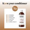 Hair Conditioner for Damaged Dry Hair - Silk Protein Conditioner for Dry Hair Frizz Control & Shine - Hydrating Conditioner for Curly Hair with Argan Oil and Hair Moisturizer for Dry Hair Care